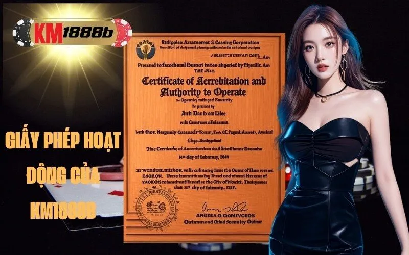 Giấy phép hoạt động của Km1888b